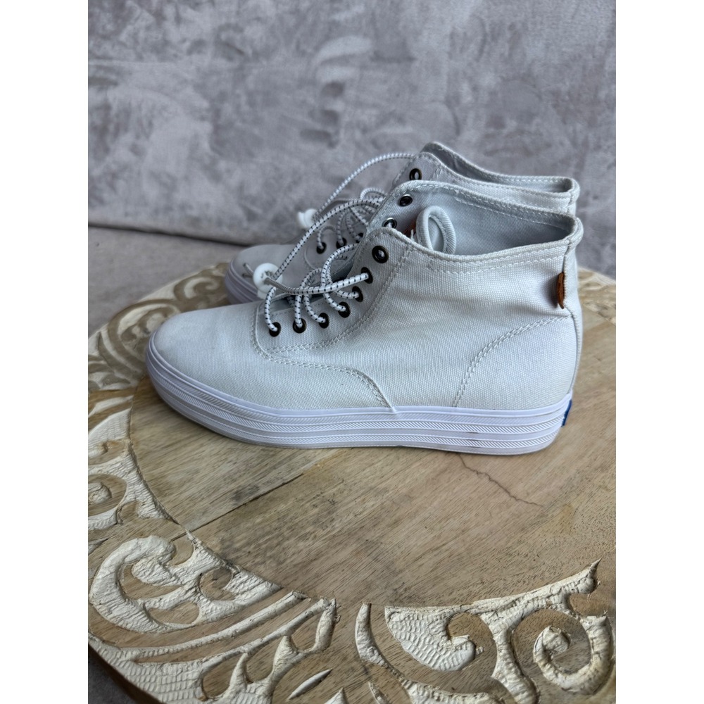 Keds Scout Boot White Canvas High Top Sneakers WF56540M Mens 5.5 Womens 7